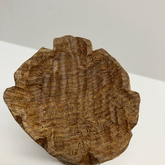 Handmade Wood Carving, Butternut Wood, Brown, 3 1/2” x 7 1/8” - Picture 3 of 5